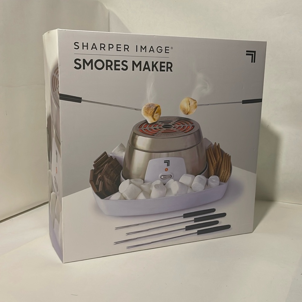 New Electric Flameless S’mores Maker & Serving Tray Indoors $80 Sharper Image